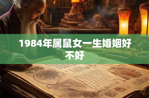 1984年属鼠女一生婚姻好不好
