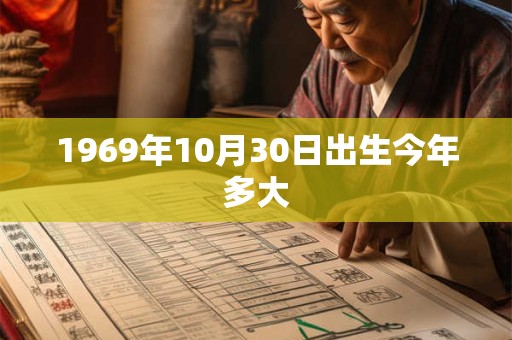 1969年10月30日出生今年多大