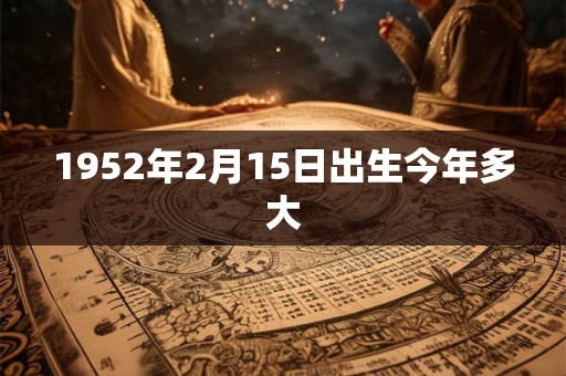 1952年2月15日出生今年多大