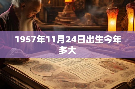 1957年11月24日出生今年多大