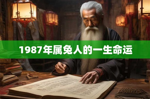 1987年属兔人的一生命运