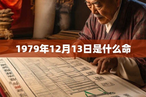 1979年12月13日是什么命