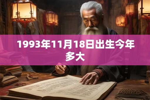 1993年11月18日出生今年多大