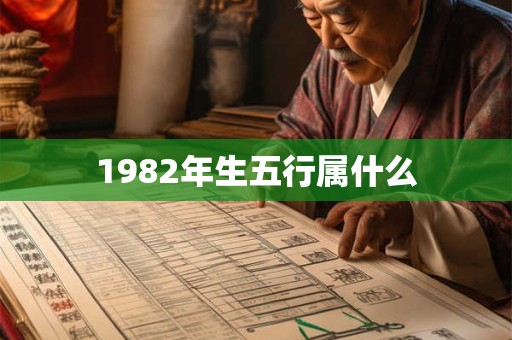 1982年生五行属什么