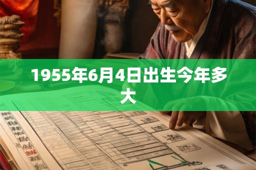 1955年6月4日出生今年多大