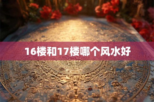 16楼和17楼哪个风水好