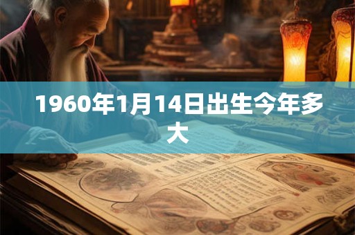 1960年1月14日出生今年多大