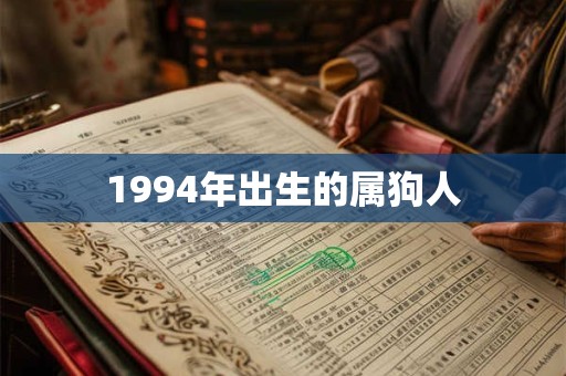 1994年出生的属狗人 1994年出生的属狗人