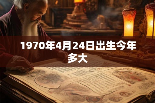 1970年4月24日出生今年多大