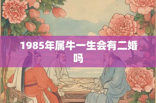 1985年属牛一生会有二婚吗 1985年属牛一生会有二婚吗