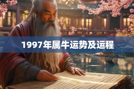 1997年属牛运势及运程 1997年属牛运势及运程