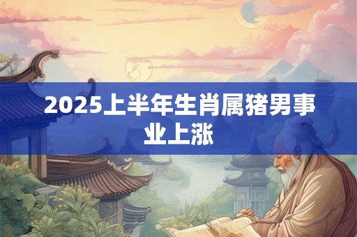 2026上半年生肖属猪男事业上涨