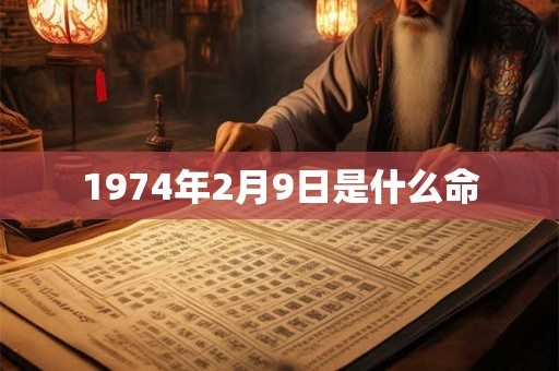 1974年2月9日是什么命