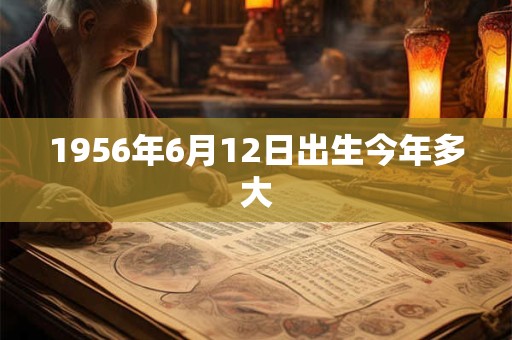 1956年6月12日出生今年多大