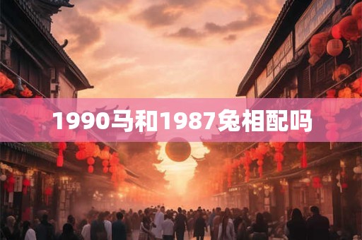 1990马和1987兔相配吗