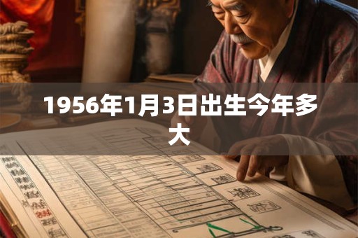 1956年1月3日出生今年多大