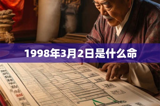 1998年3月2日是什么命