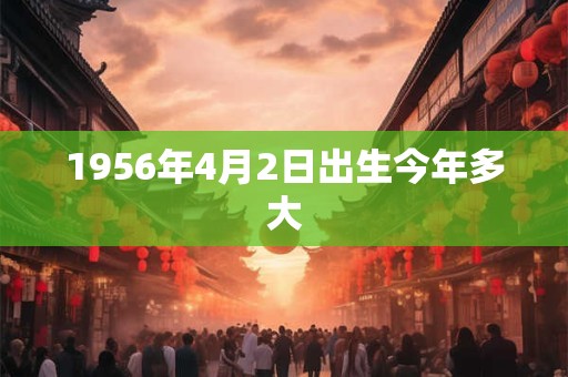 1956年4月2日出生今年多大