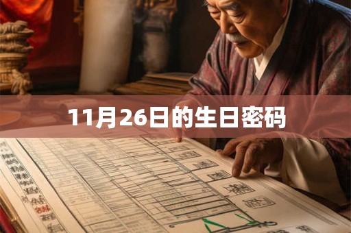11月26日的生日密码