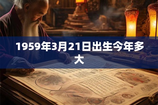 1959年3月21日出生今年多大