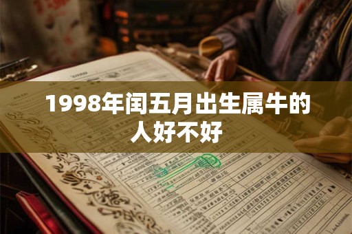 1998年闰五月出生属牛的人好不好
