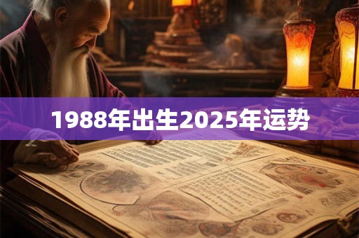 1988年出生2026年运势