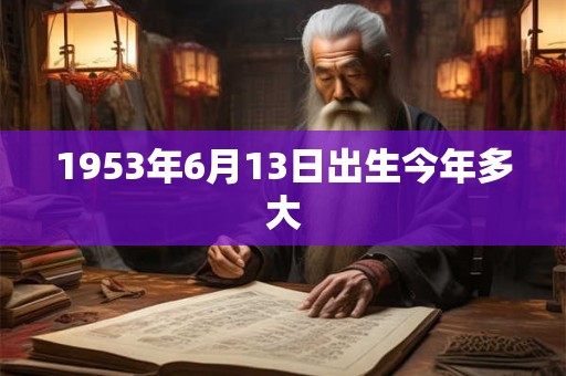1953年6月13日出生今年多大 1953年6月13日出生今年多大