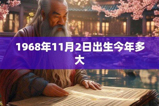 1968年11月2日出生今年多大