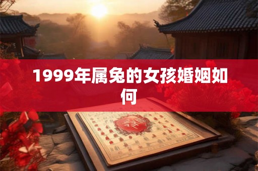 1999年属兔的女孩婚姻如何