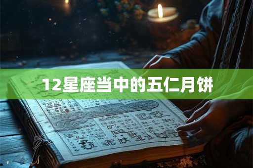 12星座当中的五仁月饼