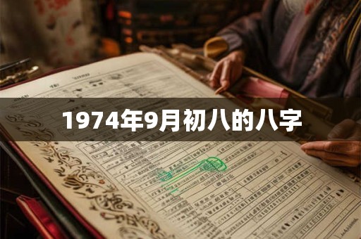 1974年9月初八的八字 1974年9月初八的八字