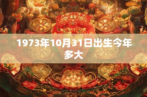 1973年10月31日出生今年多大
