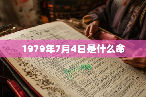 1979年7月4日是什么命
