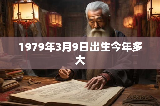 1979年3月9日出生今年多大