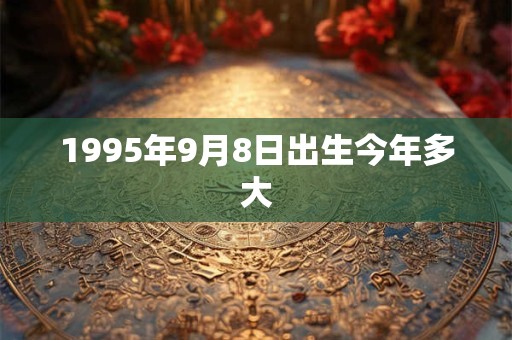 1995年9月8日出生今年多大