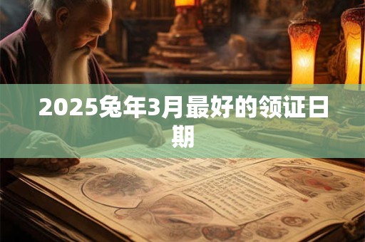2025兔年3月最好的领证日期