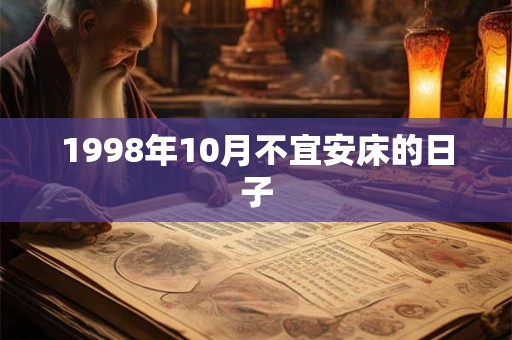 1998年10月不宜安床的日子