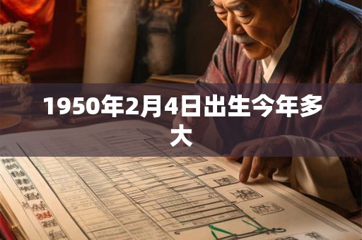 1950年2月4日出生今年多大