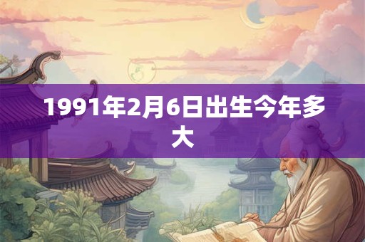 1991年2月6日出生今年多大