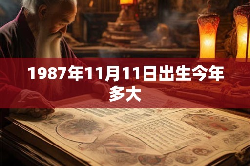 1987年11月11日出生今年多大