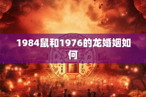 1984鼠和1976的龙婚姻如何