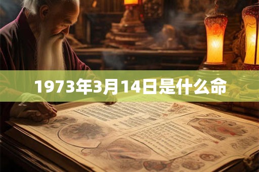 1973年3月14日是什么命