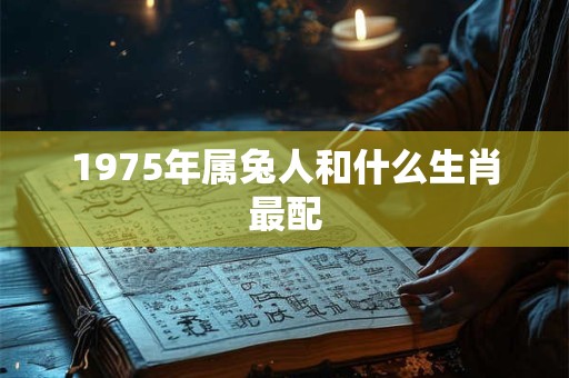 1975年属兔人和什么生肖最配