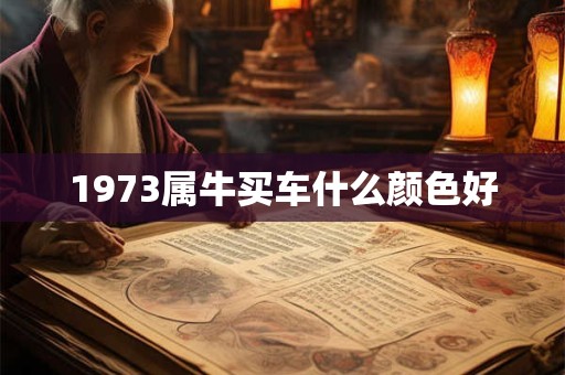 1973属牛买车什么颜色好