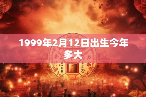 1999年2月12日出生今年多大