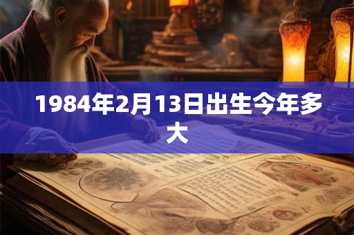 1984年2月13日出生今年多大