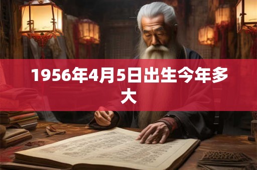1956年4月5日出生今年多大