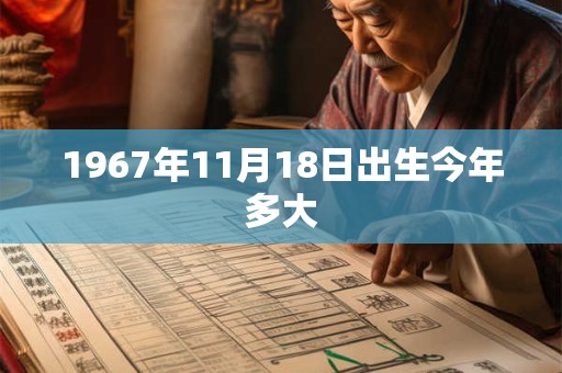 1967年11月18日出生今年多大