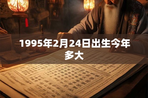 1995年2月24日出生今年多大