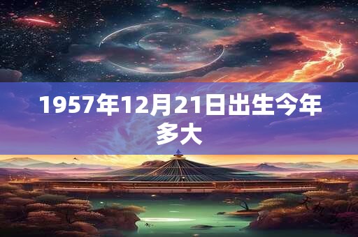 1957年12月21日出生今年多大